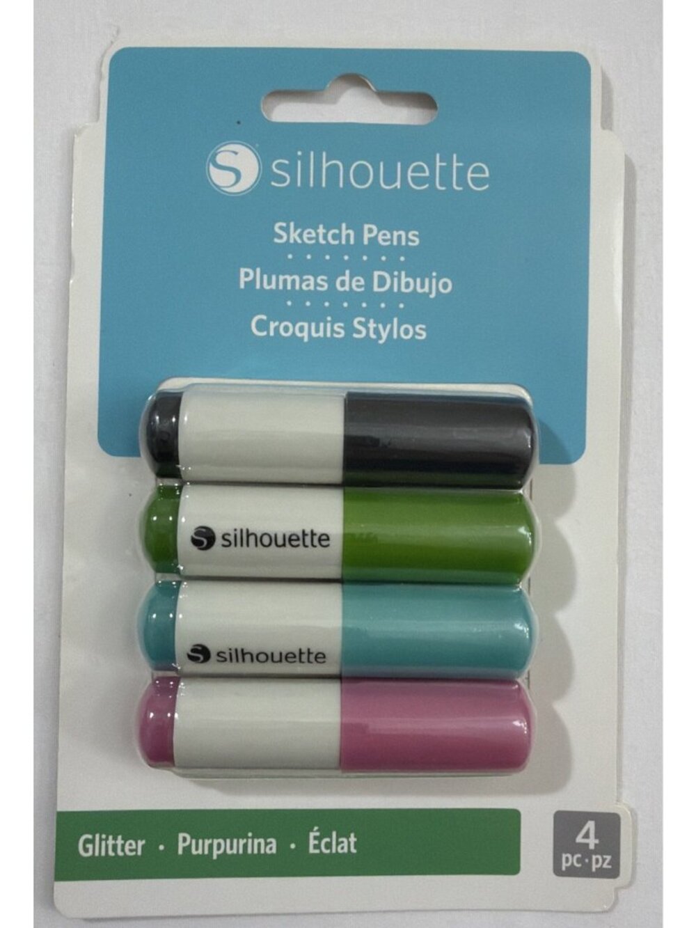 Silhouette Sketch Pens 4 Pack Glitter SILH-PEN-GL-3T